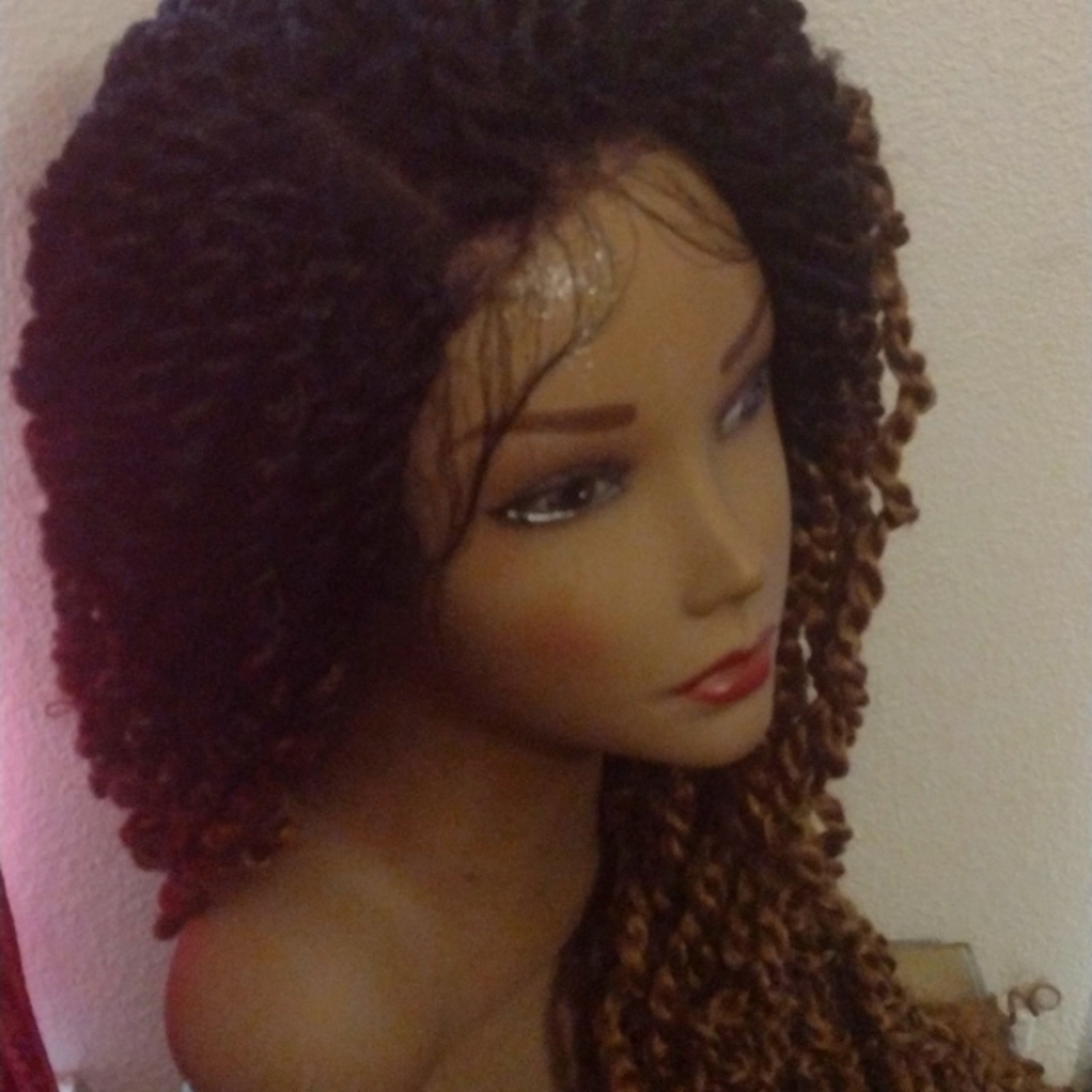 Passion twist with baby hairs